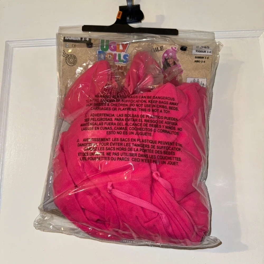 Ugly dolls Moxy costume NWT Toddler 3/4